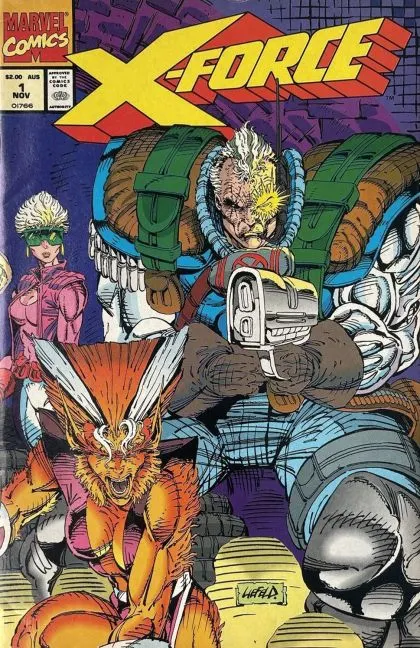 X-Force, Vol. 1 #1 Australian Price Variant comic book cover, 1991