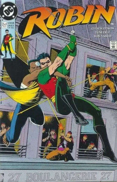 Robin, Vol. 1 #2 Direct Edition comic book cover, 1991