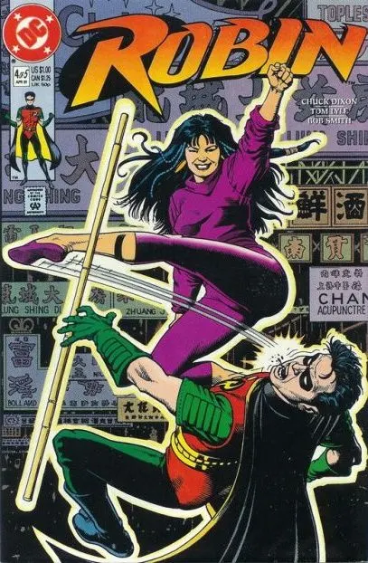 Robin, Vol. 1 #4 Direct Edition comic book cover, 1991