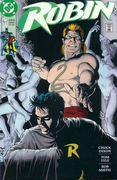 Robin, Vol. 1 #5 Direct Edition comic book cover, 1991