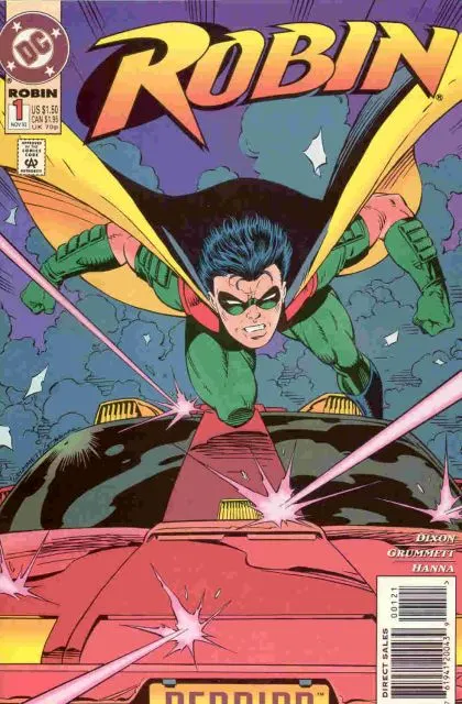 Robin, Vol. 2 #1 Direct Edition comic book cover, 1993