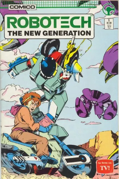 Robotech the New Generation #1 comic book cover, 1985