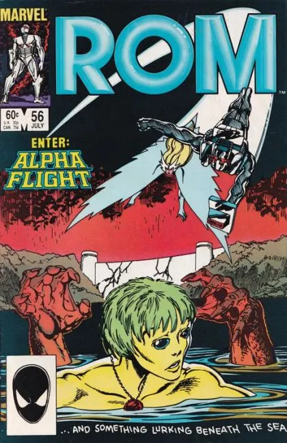 ROM, Vol. 1 (Marvel) #56 Direct Edition comic book cover, 1984