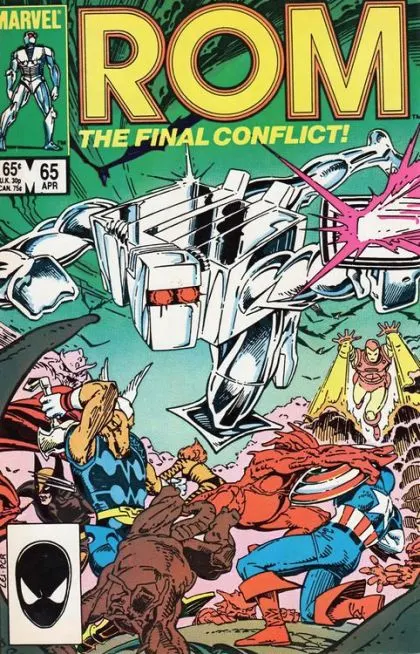 ROM, Vol. 1 (Marvel) #65 Direct Edition comic book cover, 1985