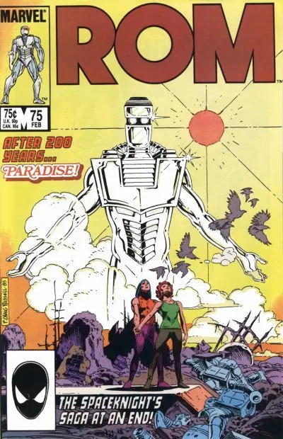 ROM, Vol. 1 (Marvel) #75 Direct Edition comic book cover, 1986