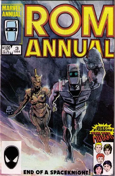 Rom, Vol. 1 Annual (Marvel) #3 Direct Edition comic book cover, 1984
