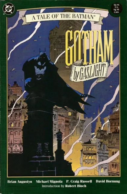 A Tale of the Batman: Gotham by Gaslight #1 Regular Edition comic book cover, 1989