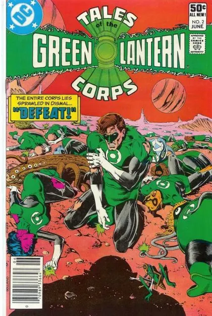 Tales of the Green Lantern Corps #2 Newsstand Edition comic book cover, 1981