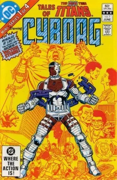 Tales of the New Teen Titans #1 Direct Edition comic book cover, 1982