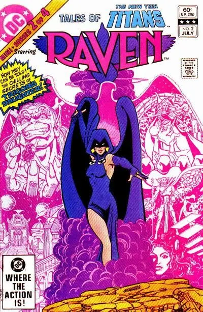 Tales of the New Teen Titans #2 Direct Edition comic book cover, 1982
