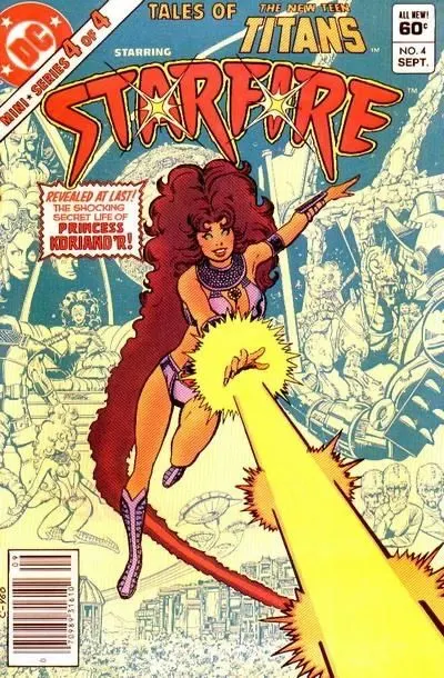 Tales of the New Teen Titans #4 Newsstand Edition comic book cover, 1982