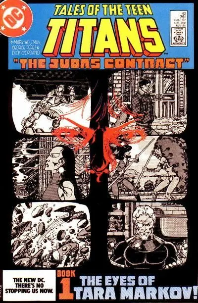 Tales of the Teen Titans #42 Direct Edition comic book cover, 1984