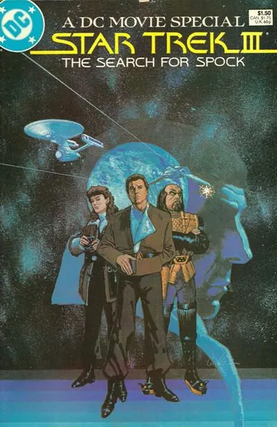 Star Trek Movie Specials #1 Direct Edition comic book cover, 1984