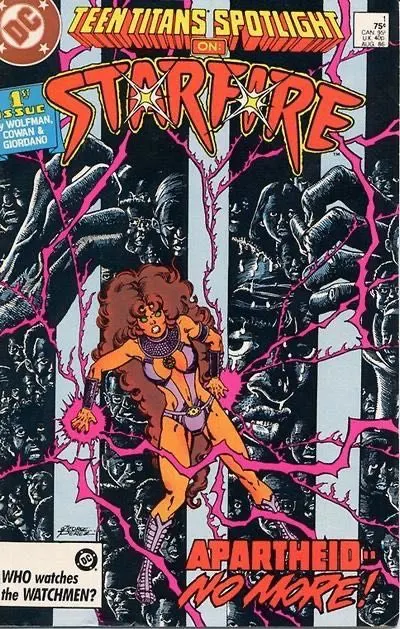 Teen Titans Spotlight #1 Direct Edition comic book cover, 1986