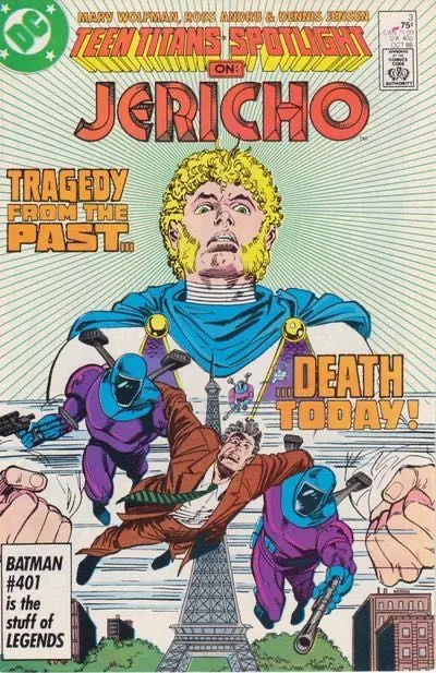 Teen Titans Spotlight #3 Direct Edition comic book cover, 1986