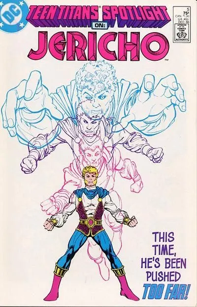 Teen Titans Spotlight #5 Direct Edition comic book cover, 1986