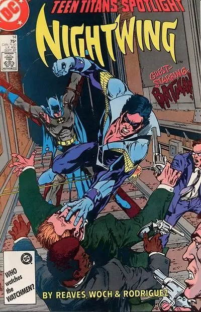 Teen Titans Spotlight #14 Direct Edition comic book cover, 1987