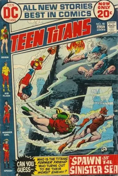 Teen Titans, Vol. 1 #40 comic book cover, 1972