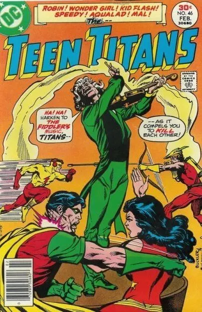 Teen Titans, Vol. 1 #46 comic book cover, 1977