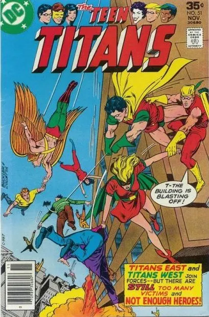 Teen Titans, Vol. 1 #51 Regular Edition comic book cover, 1977