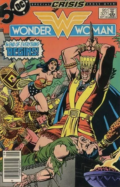 Wonder Woman, Vol. 1 #327 Canadian Price Variant comic book cover, 1985