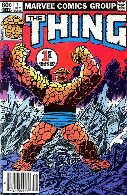 The Thing, Vol. 1 #1 Newsstand Edition comic book cover, 1983