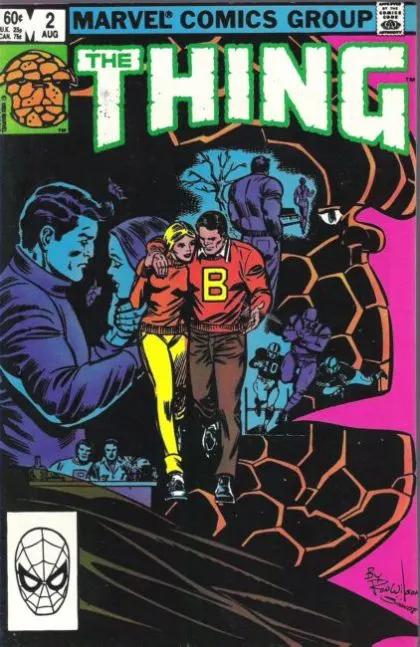 The Thing, Vol. 1 #2 Direct Edition comic book cover, 1983