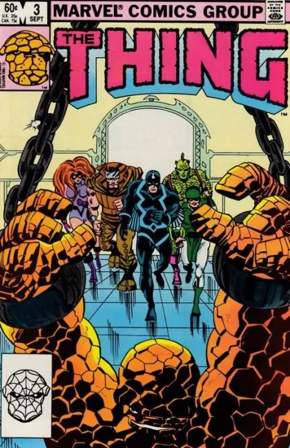 The Thing, Vol. 1 #3 Direct Edition comic book cover, 1983