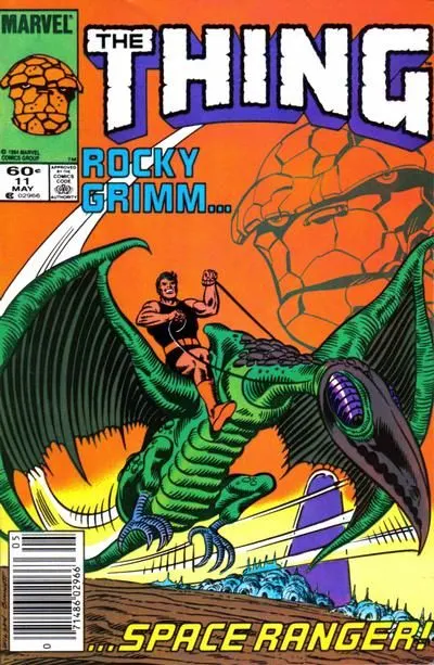 The Thing, Vol. 1 #11 Newsstand Edition comic book cover, 1984