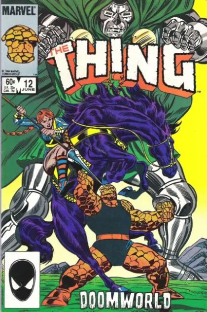 The Thing, Vol. 1 #12 Direct Edition comic book cover, 1984