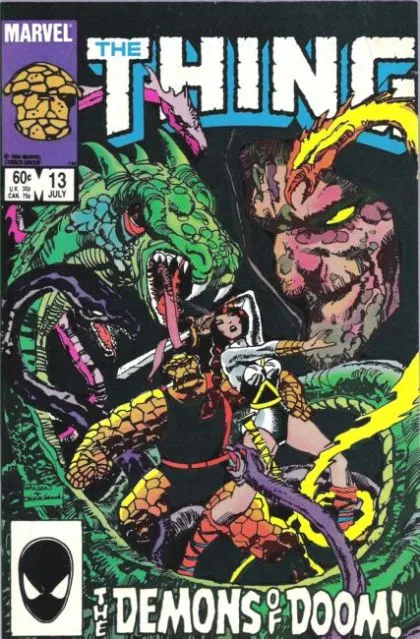 The Thing, Vol. 1 #13 Direct Edition comic book cover, 1984