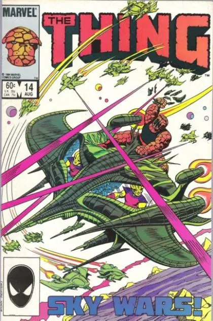 The Thing, Vol. 1 #14 Direct Edition comic book cover, 1984
