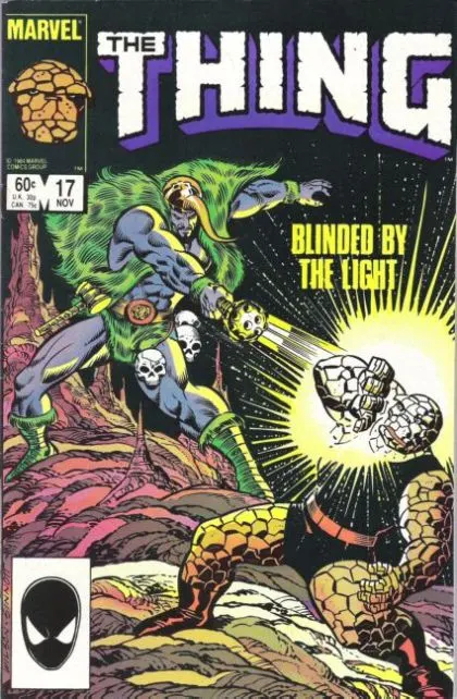 The Thing, Vol. 1 #17 Direct Edition comic book cover, 1984