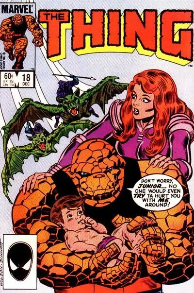 The Thing, Vol. 1 #18 Direct Edition comic book cover, 1984