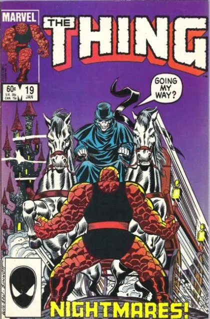 The Thing, Vol. 1 #19 Direct Edition comic book cover, 1985