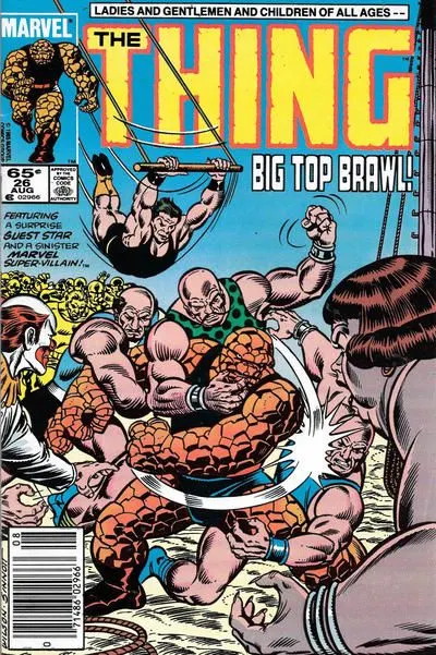 The Thing, Vol. 1 #26 Newsstand Edition comic book cover, 1985