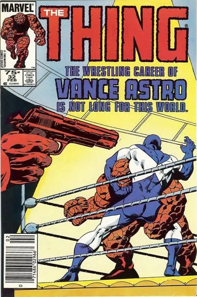 The Thing, Vol. 1 #32 Newsstand Edition comic book cover, 1986