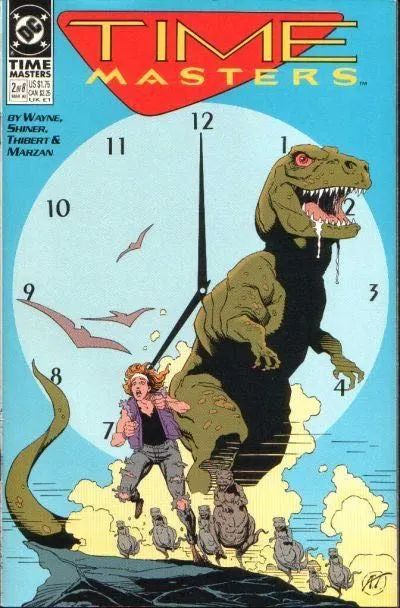 Time Masters #2 comic book cover, 1990
