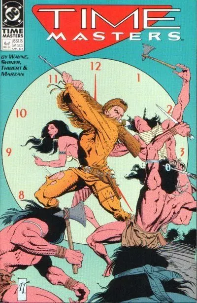 Time Masters #4 comic book cover, 1990