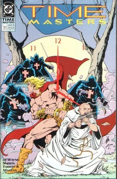 Time Masters #5 comic book cover, 1990