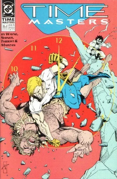 Time Masters #8 comic book cover, 1990
