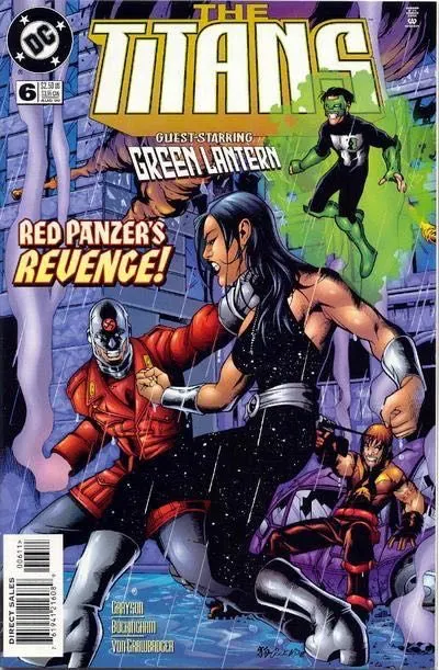 Titans, Vol. 1 #6 Direct Edition comic book cover, 1999