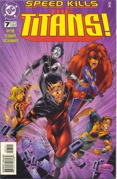 Titans, Vol. 1 #7 Direct Edition comic book cover, 1999