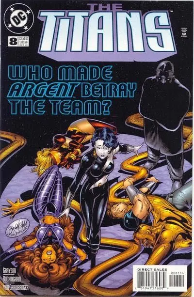Titans, Vol. 1 #8 Direct Edition comic book cover, 1999