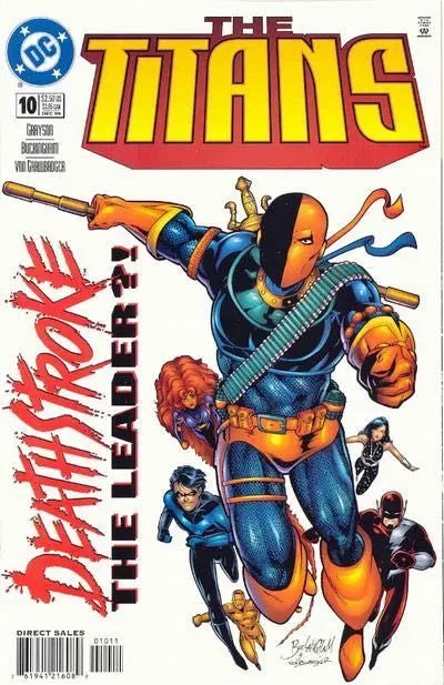 Titans, Vol. 1 #10 Direct Edition comic book cover, 1999