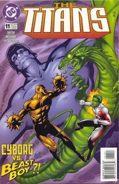 Titans, Vol. 1 #11 Direct Edition comic book cover, 2000