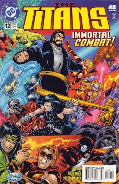 Titans, Vol. 1 #12 Direct Edition comic book cover, 2000