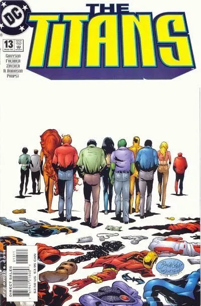 Titans, Vol. 1 #13 Direct Edition comic book cover, 2000