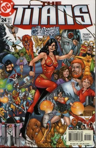Titans, Vol. 1 #24 Direct Edition comic book cover, 2001