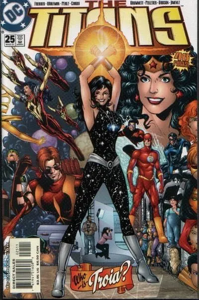Titans, Vol. 1 #25 Direct Edition comic book cover, 2001